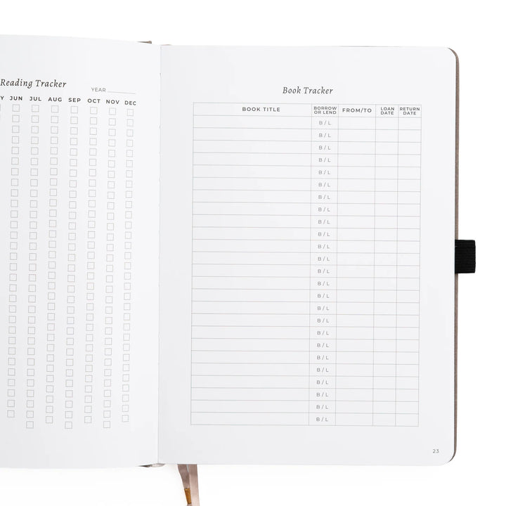 Reading Journal - Vintage Library