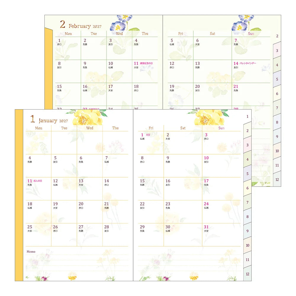 Agenda Semanal Pocket  B6 - Country Time  - 2027