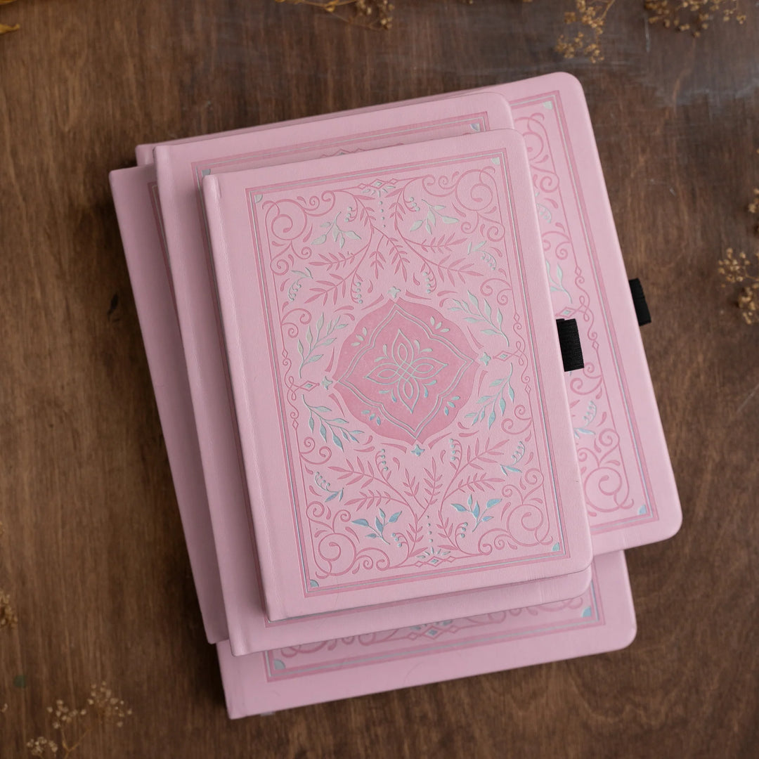 Storybook in Pink - A5 Dot Grid Notebook