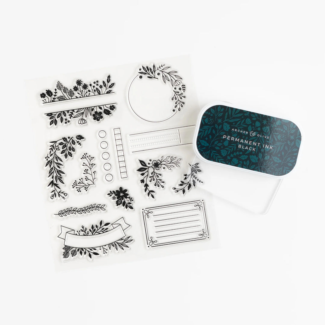 Floral Stamp Set