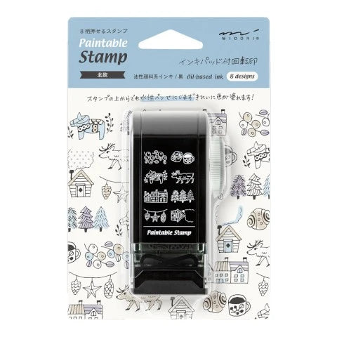 Paintable Rotating Stamp - Nordic