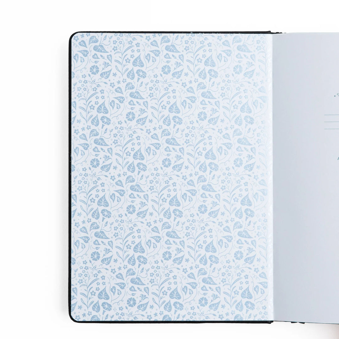 A5 Dot Grid Notebook - Midnight Floral