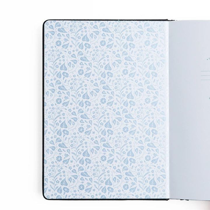 A5 Dot Grid Notebook - Midnight Floral