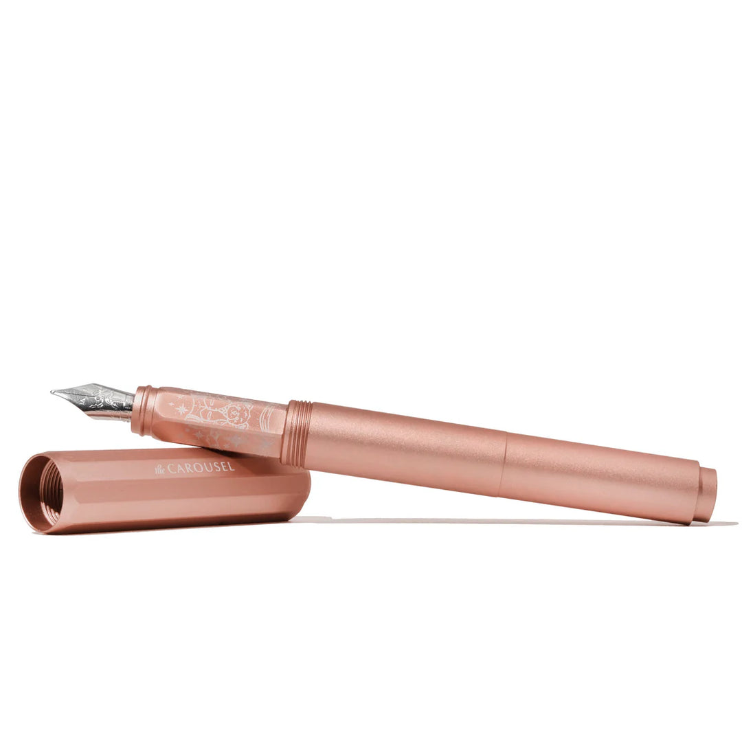 Pluma Fuente Aluminio - Rose Petal Plush