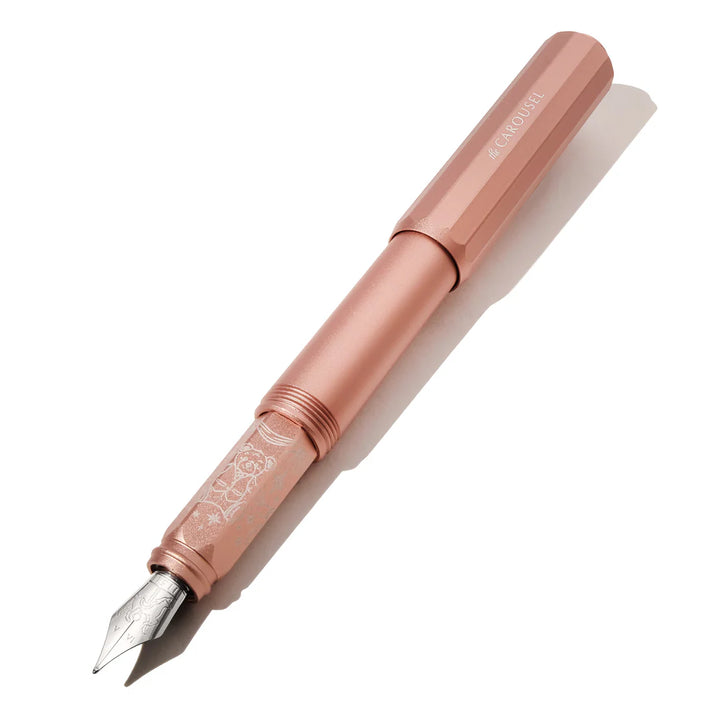 Pluma Fuente Aluminio - Rose Petal Plush