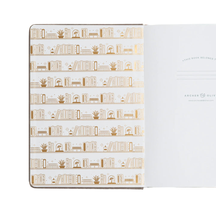 A5 Dot Grid Notebook - Bookshelf