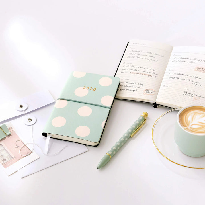 Agenda Semanal 2026 - Mini - Mint
