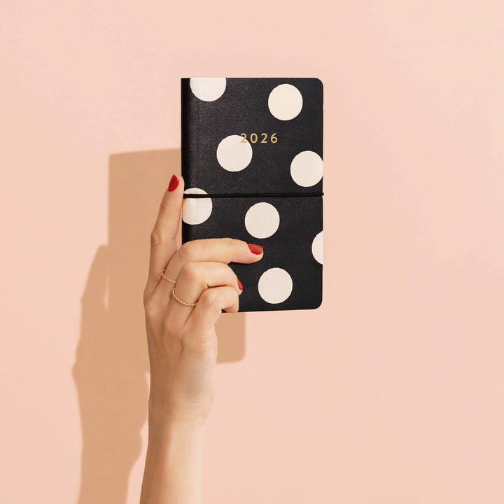 Agenda Semanal 2026 - Mini - Black