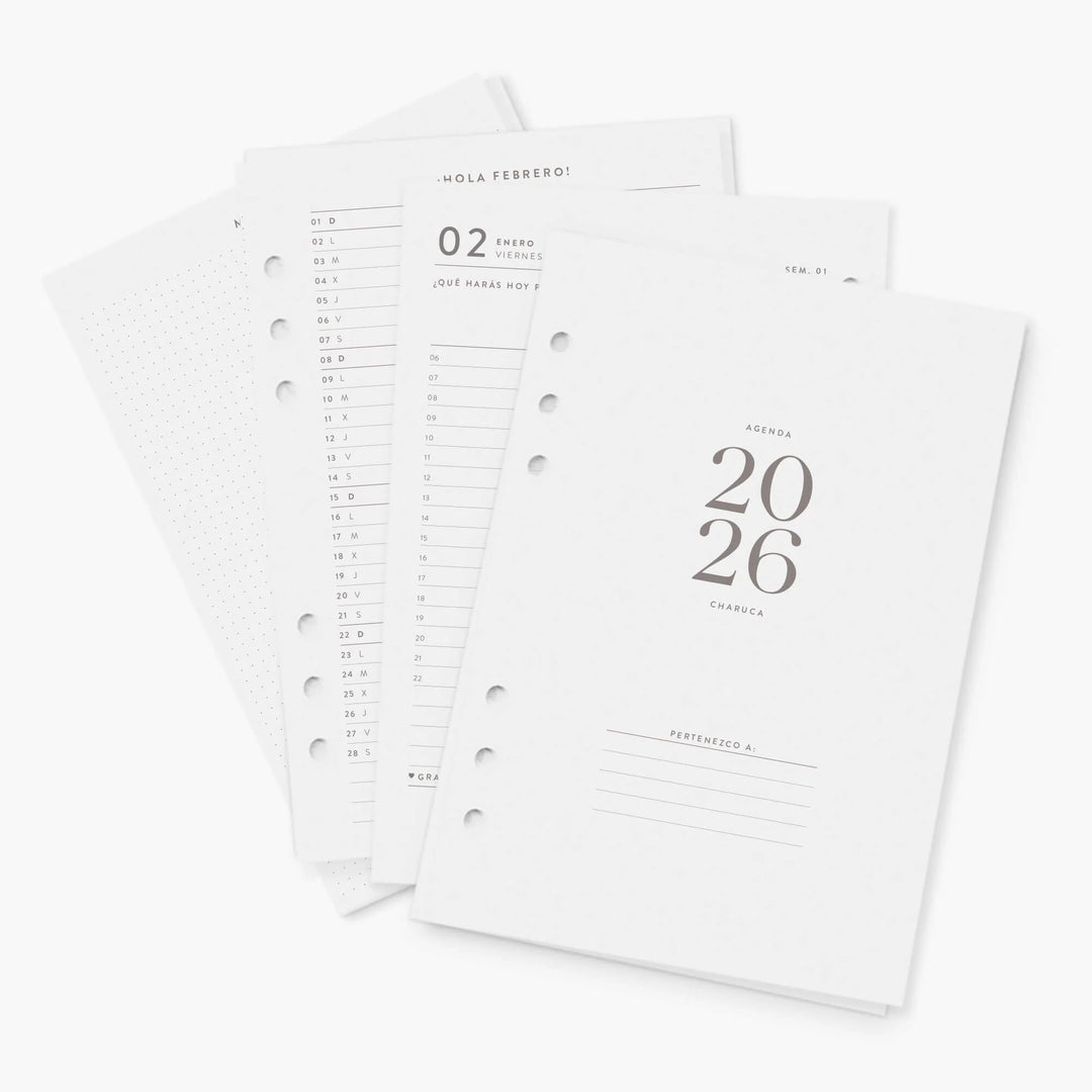 Recambio Agenda A5 - Diario - 2026