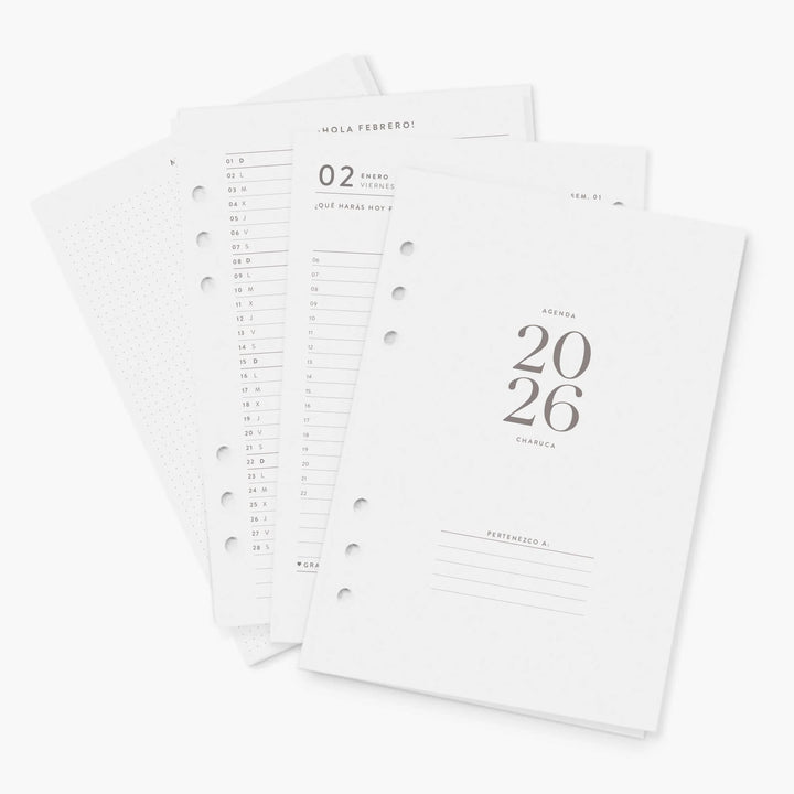 Recambio Agenda A5 - Diario - 2026