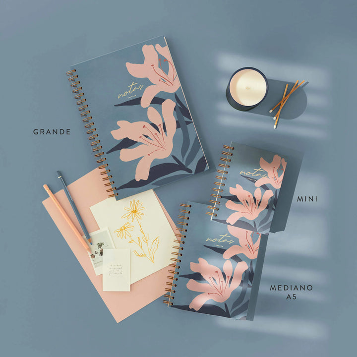 Cuaderno Grande - Cherry - Puntos