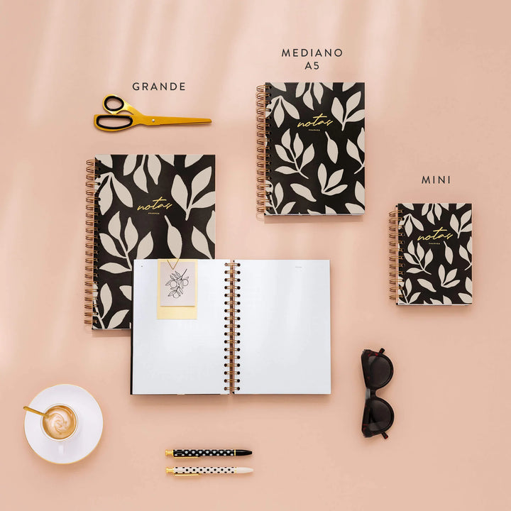 Cuaderno mediano - Botanicals - Puntos