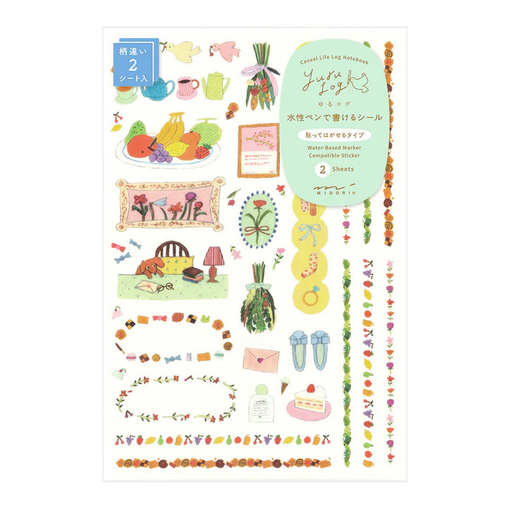 Stickers - Yuru Log - My life 2 sheets