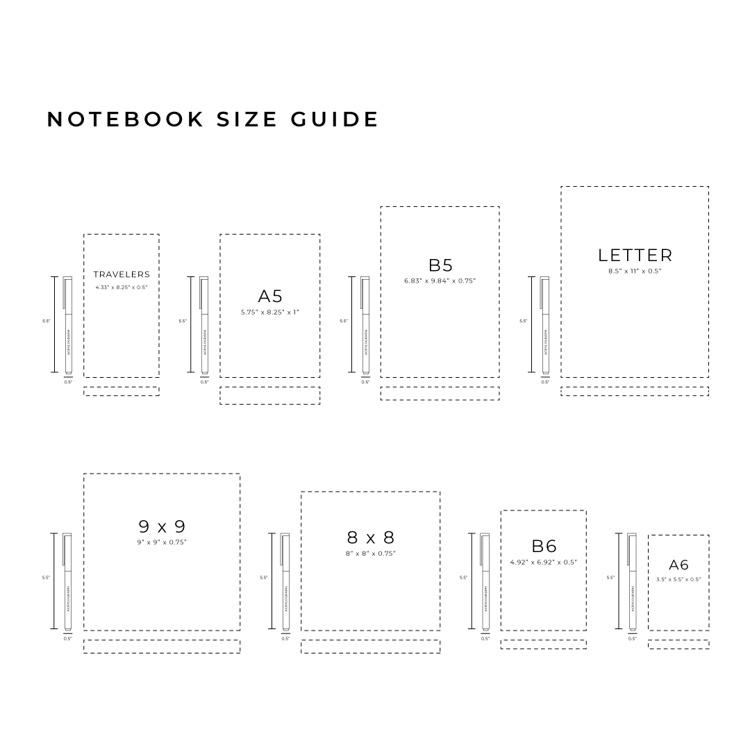 Wonderstruck in Shimmer - 8x8 Dot Grid Notebook – Rosé