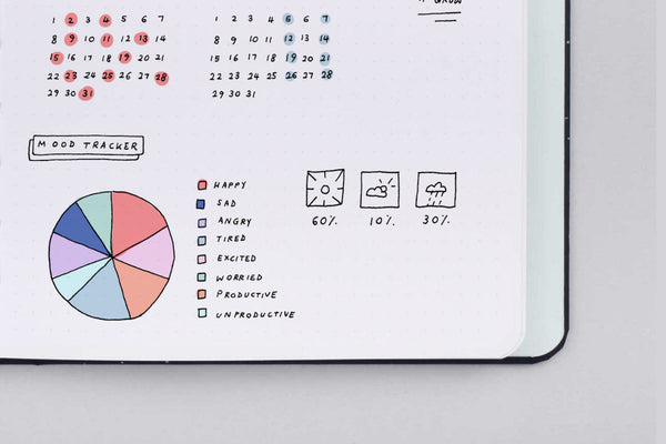 "Creative Space" Dot Grid Notebook