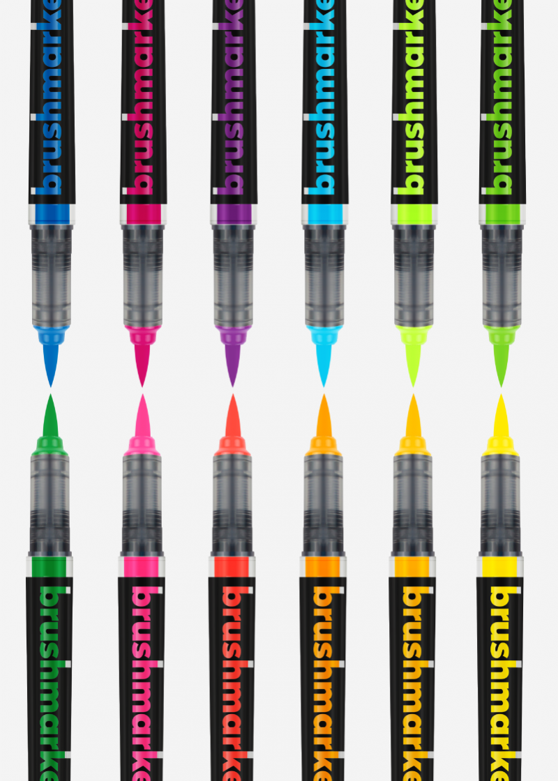 Karin Brushmarker PRO - Set 12 Neón