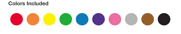 Fudenosuke Colors - 10 pack