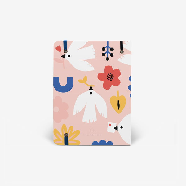 Delivery Doves Dot Grid Notebook