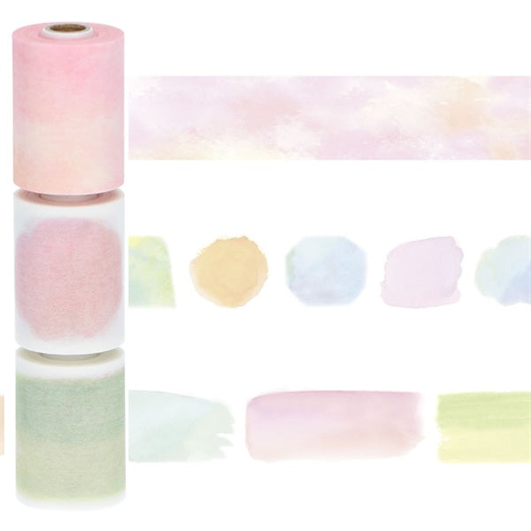 Washi Tape "Monthly, Tittle, Water Paint"