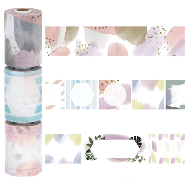 Washi Tape "Monthly, Tittle, Brush Paint"