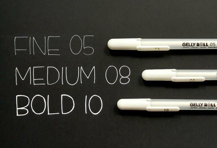 Gelly Roll Blanco 08