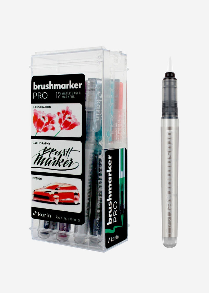 Karin Brushmarker PRO - Set 11 Básicos + 1 blender
