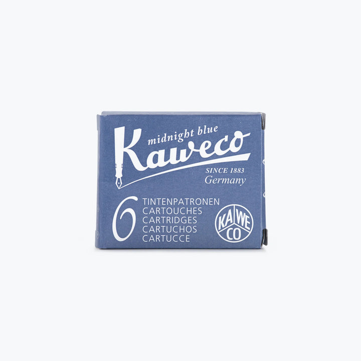 Cartuchos de tinta Kaweco - Midnight Blue - 6 pack