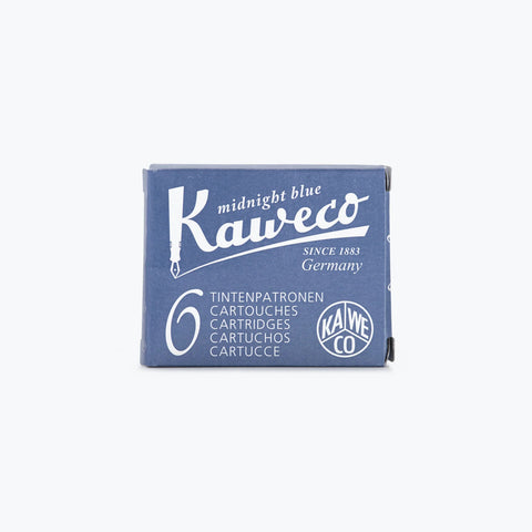 Cartuchos de tinta Kaweco - Midnight Blue - 6 pack