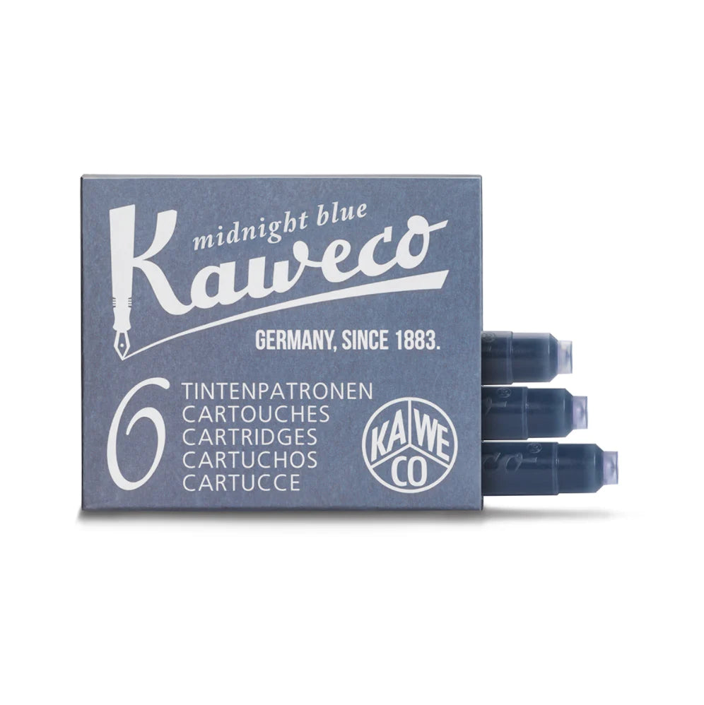 Cartuchos de tinta Kaweco - Midnight Blue - 6 pack