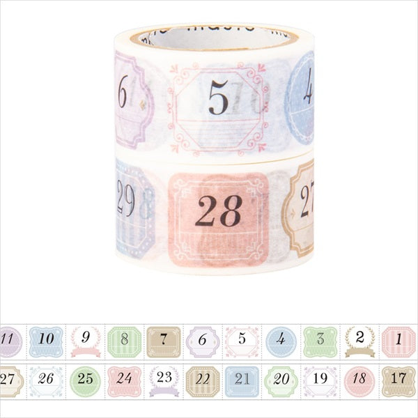 Washi Tape "Dates"