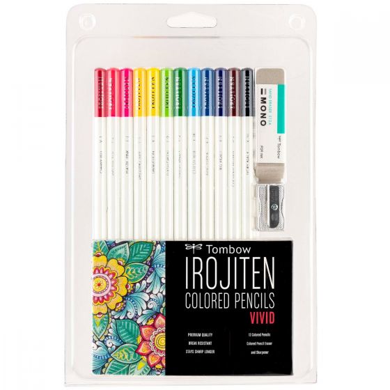 Irojiten Color Pencils - Set 12 colores Vivid