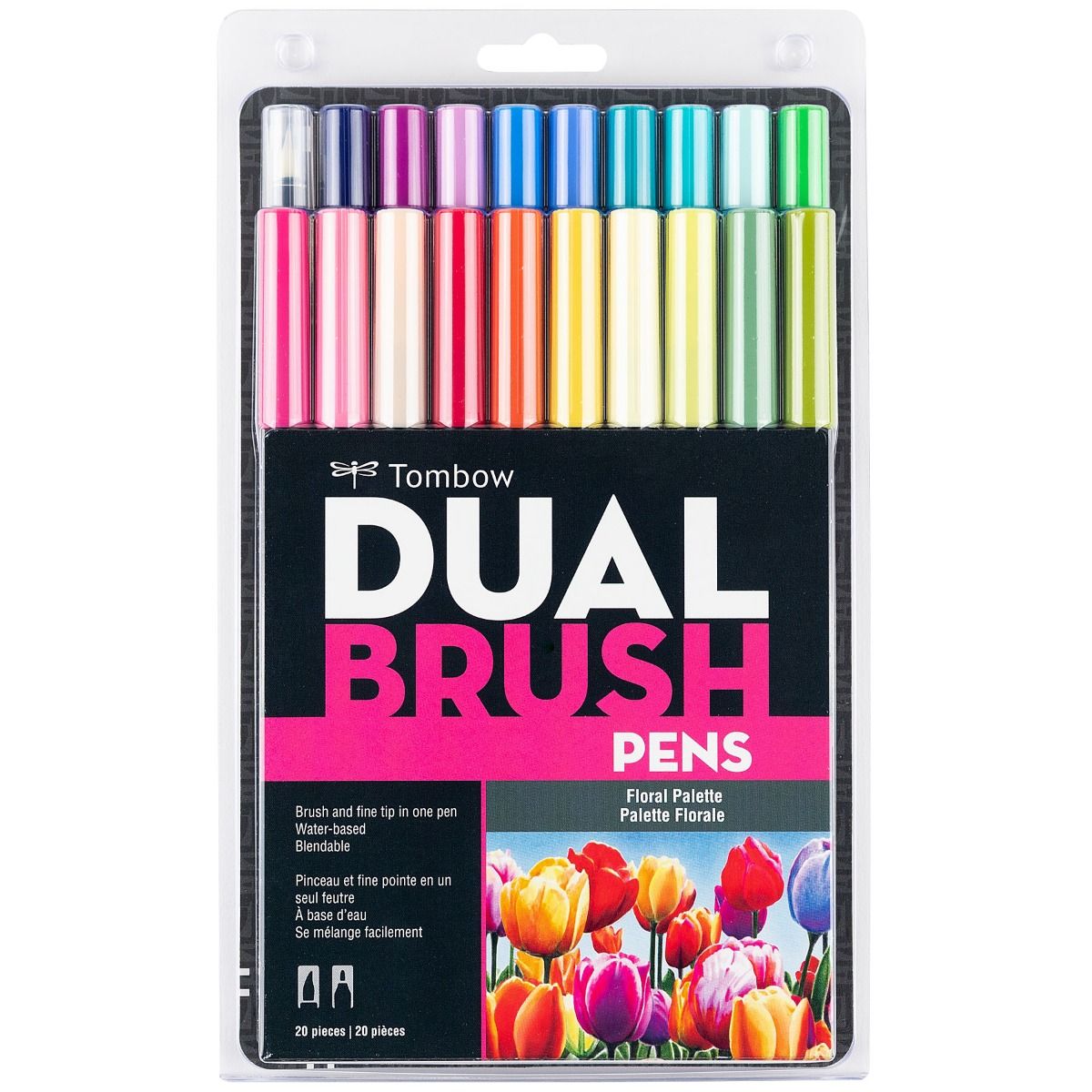 Set 20 Dual Brush -Floral Palette
