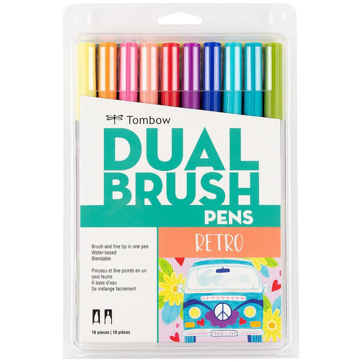 Set 10 Dual Brush - Retro