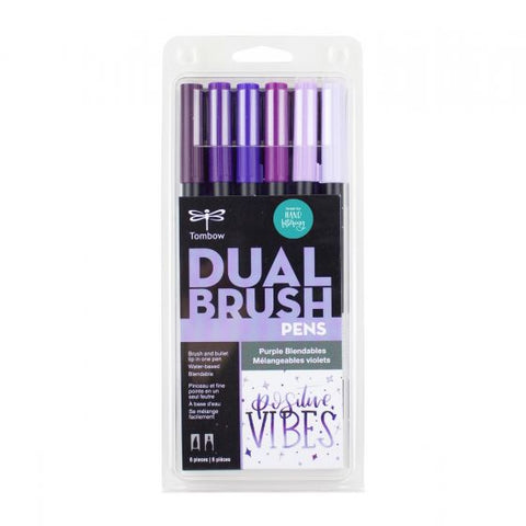 Set 6 Dual Brush - Morado