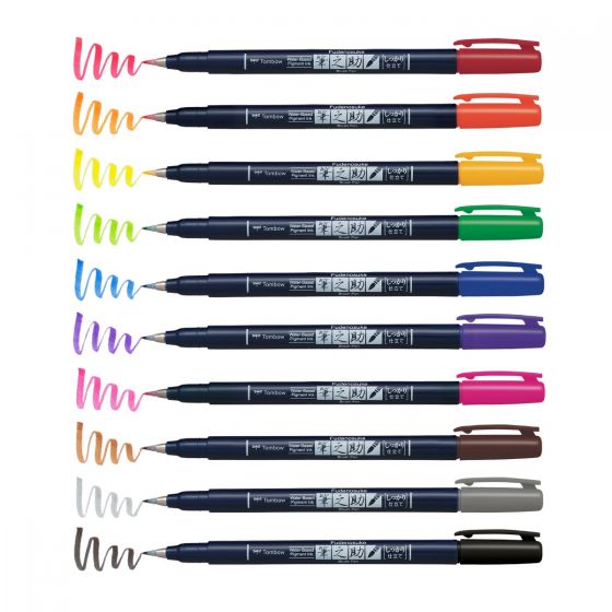 Tombow Fudenosuke Colores - Individuales